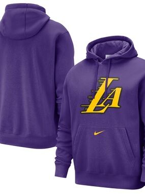 LA Lakers Nike Purple Hoodie In Men’s Sizes Medium & Large